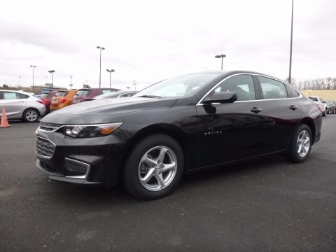 Mosaic Black Metallic Chevrolet Malibu LS.  Click to enlarge.