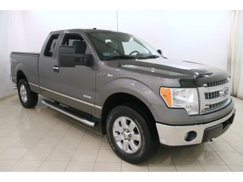 Sterling Gray Metallic Ford F150 XLT SuperCab 4x4.  Click to enlarge.