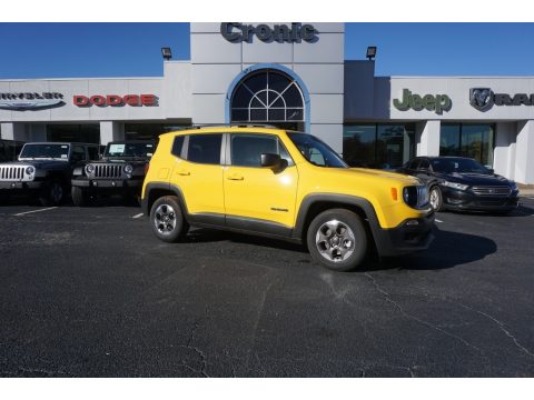 Solar Yellow Jeep Renegade Sport.  Click to enlarge.