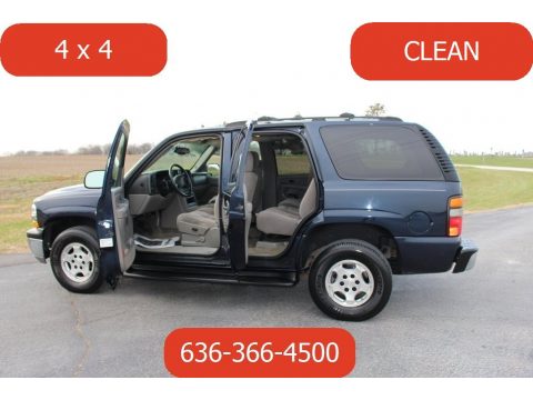 Dark Blue Metallic Chevrolet Tahoe LS 4x4.  Click to enlarge.