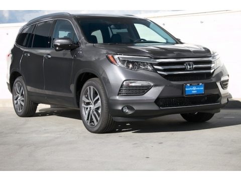 Modern Steel Metallic Honda Pilot Touring.  Click to enlarge.