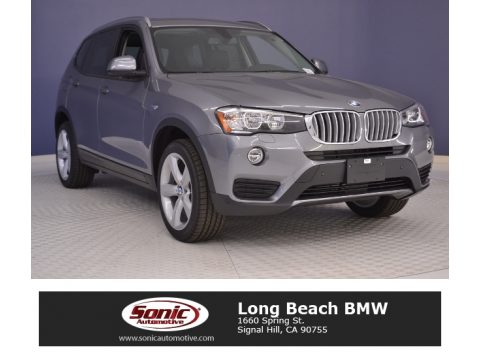 Space Gray Metallic BMW X3 sDrive28i.  Click to enlarge.