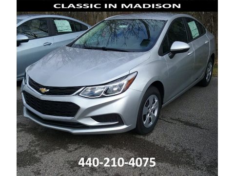 Silver Ice Metallic Chevrolet Cruze LS.  Click to enlarge.