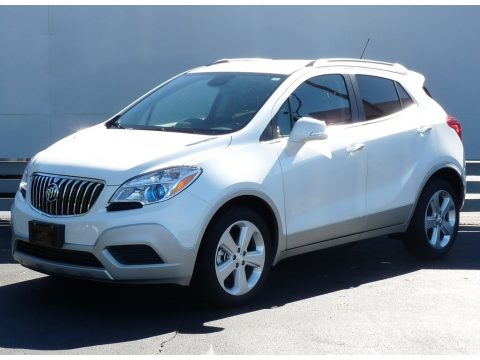 White Pearl Tricoat Buick Encore .  Click to enlarge.