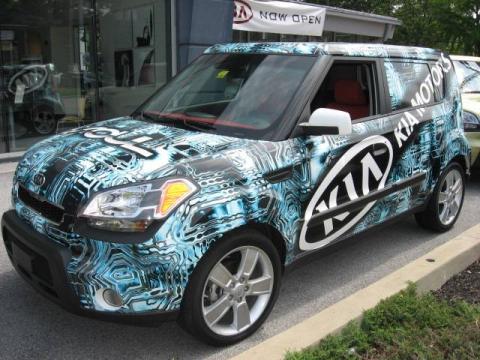 Shadow Black Kia Soul Sport.  Click to enlarge.
