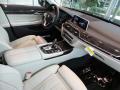  2017 BMW 7 Series Ivory White/Black Interior #5