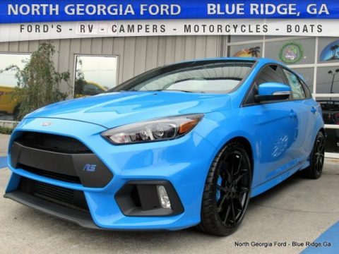 Nitrous Blue Ford Focus RS.  Click to enlarge.