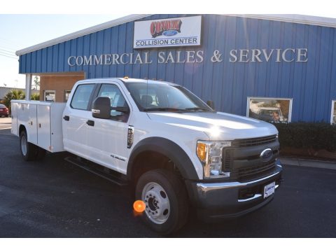 Oxford White Ford F450 Super Duty XL Crew Cab Chassis.  Click to enlarge.