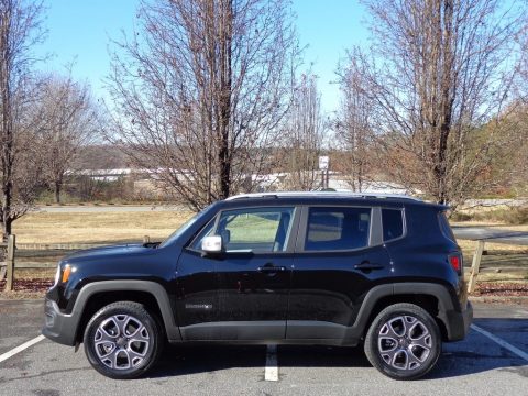 Black Jeep Renegade Limited 4x4.  Click to enlarge.