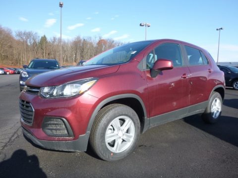 Crimson Metallic Chevrolet Trax LS AWD.  Click to enlarge.