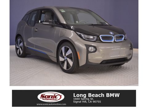 Platinum Silver Metallic BMW i3 with Range Extender.  Click to enlarge.