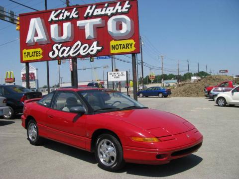Bright Red Saturn S Series SC2 Coupe.  Click to enlarge.