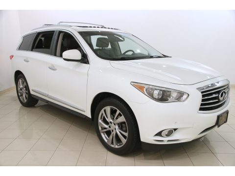 Moonlight White Infiniti JX 35 AWD.  Click to enlarge.
