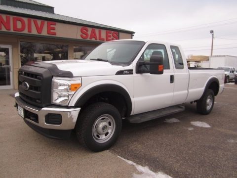 Oxford White Ford F250 Super Duty XL SuperCab 4x4.  Click to enlarge.