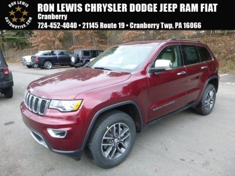 Velvet Red Pearl Jeep Grand Cherokee Limited 4x4.  Click to enlarge.