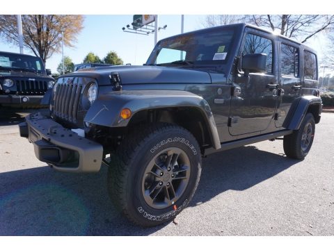Granite Crystal Metallic Jeep Wrangler Unlimited 75th Anniversary Edition 4x4. Click to enlarge. Granite Crystal Metallic Jeep Wrangler Unlimited 75th Anniversary Edition 4x4. Click to enlarge.