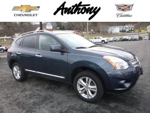Graphite Blue Nissan Rogue S AWD.  Click to enlarge.