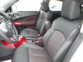  2017 Nissan Juke Black/Red Interior #13