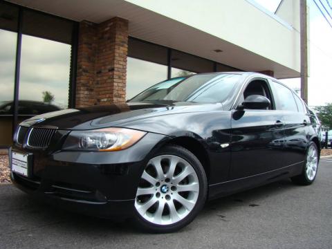 Black Sapphire Metallic BMW 3 Series 330i Sedan.  Click to enlarge.