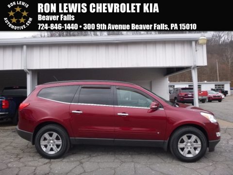 Red Jewel Tintcoat Chevrolet Traverse LT AWD.  Click to enlarge.