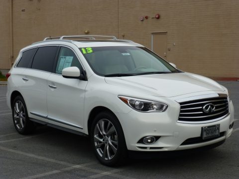 Moonlight White Infiniti JX 35 AWD.  Click to enlarge.