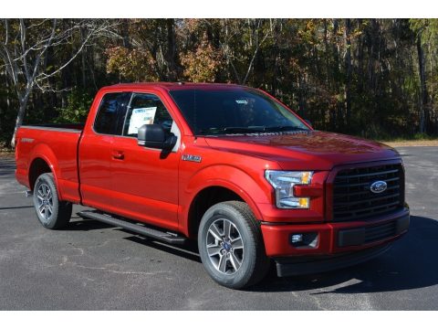 Ruby Red Ford F150 XLT SuperCrew.  Click to enlarge.