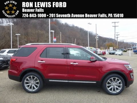 Ruby Red Ford Explorer Limited 4WD.  Click to enlarge.