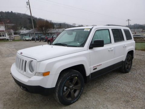 Bright White Jeep Patriot Sport 4x4.  Click to enlarge.