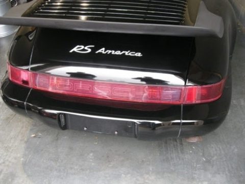 Black Porsche 911 Carrera RS America.  Click to enlarge.