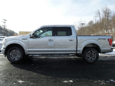 Ingot Silver Ford F150 XLT SuperCrew 4x4.  Click to enlarge.