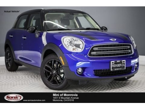 Starlight Blue Metallic Mini Countryman Cooper.  Click to enlarge.