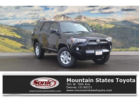 Midnight Black Metallic Toyota 4Runner SR5 4x4.  Click to enlarge.