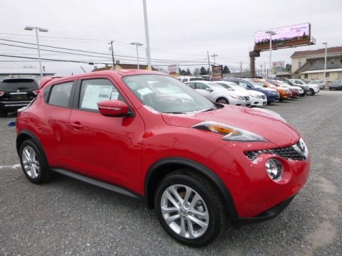 Red Alert Nissan Juke S AWD.  Click to enlarge.