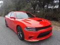 Front 3/4 View of 2017 Dodge Charger R/T Scat Pack #4