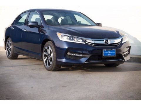 Obsidian Blue Pearl Honda Accord EX-L V6 Sedan.  Click to enlarge.