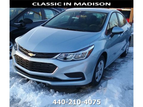 Arctic Blue Metallic Chevrolet Cruze LS.  Click to enlarge.