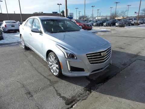 Silver Moonlight Metallic Cadillac CTS Luxury AWD.  Click to enlarge.