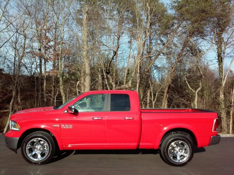 Flame Red Ram 1500 Laramie Quad Cab 4x4. Click to enlarge. Flame Red Ram 1500 Laramie Quad Cab 4x4. Click to enlarge.