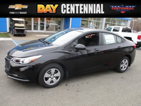 Mosaic Black Metallic Chevrolet Cruze LS.  Click to enlarge.