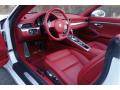  2015 Porsche 911 Garnet Red Natural Leather Interior #11