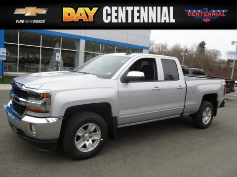 Silver Ice Metallic Chevrolet Silverado 1500 LT Double Cab 4x4. Click to enlarge. Silver Ice Metallic Chevrolet Silverado 1500 LT Double Cab 4x4. Click to enlarge.