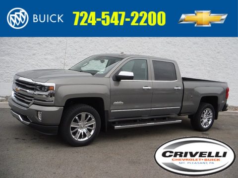 Pepperdust Metallic Chevrolet Silverado 1500 High Country Crew Cab 4x4.  Click to enlarge.