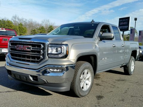 Pepperdust Metallic GMC Sierra 1500 SLE Double Cab 4WD.  Click to enlarge.