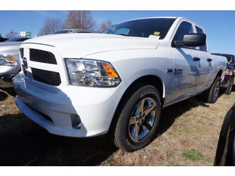 Bright White Ram 1500 Express Quad Cab.  Click to enlarge.