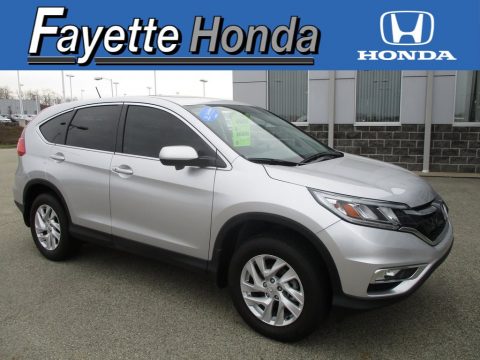 Alabaster Silver Metallic Honda CR-V EX AWD.  Click to enlarge.