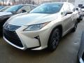 Front 3/4 View of 2017 Lexus RX 450h AWD #1