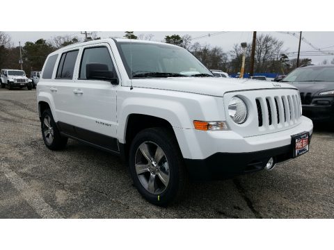Bright White Jeep Patriot High Altitude 4x4.  Click to enlarge.