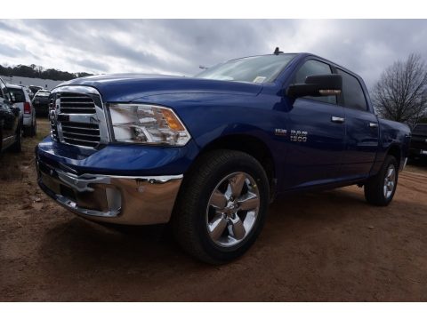 Blue Streak Pearl Ram 1500 Big Horn Crew Cab.  Click to enlarge.