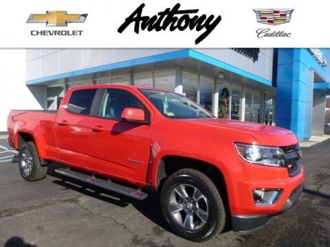Red Hot Chevrolet Colorado Z71 Crew Cab 4x4.  Click to enlarge.