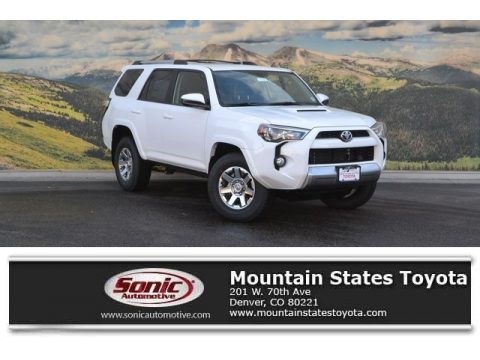 Super White Toyota 4Runner Trail 4x4.  Click to enlarge.